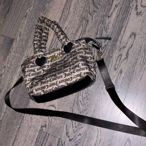 Juicy Couture Black and White Logo Bag